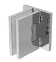 GH CQR01 Scharnier verstellbar Chrom Glas-Wand