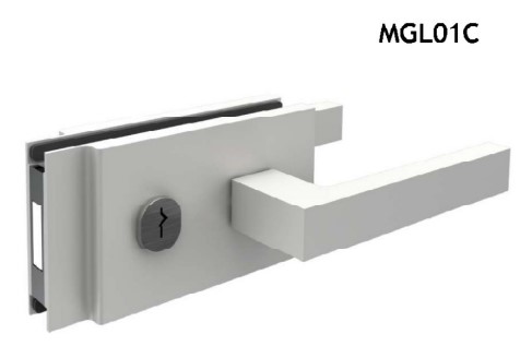 GH MGL01C magnetna brava za vrata sa falcom, sa cilindrom