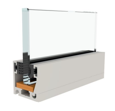 GH MP02-600 Magna Pars - Profilo Inf./Sup. Ad "U" Smontabile L.600cm