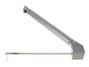 GH QB06-370 glass support bar square section articulated glass-to-wall bar S.15X15 L.370mm