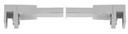 GH QB08 pravougaona stabilizaciona šipka, staklo/staklo 90°, 10x20, L1200mm