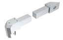 GH SQB06 glass support bar square section glass-to-wall 45° bar S.15X15 L.500mm
