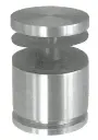 Round spacer clamp for railing 18mm with rim