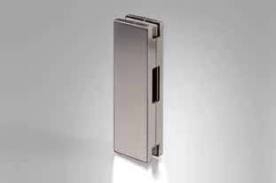 Prihvatnik za bravu GFS03002620, staklo 10-12mm, mat crni
