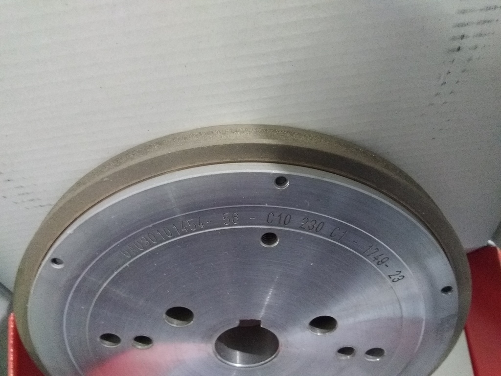 C-Kante Diamantschleifscheibe D175 G7x2 Bohrung 25 für Glas 6mm Körnung230