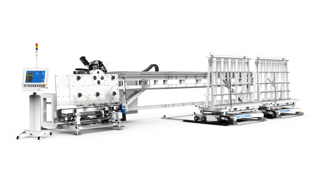 Automatic Insulating Glass Panel Unloading Device - High Tech