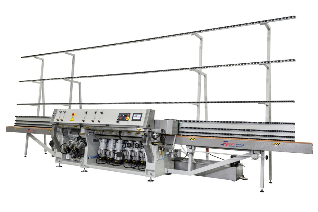 Art. SME10 Straight flat edging machine 10 wheels 3-30 mm/arrise 0°-45°