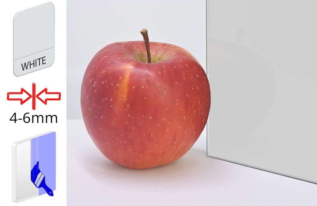 AGC Lacobel T Kalj. Belo 1502 (Cool White)