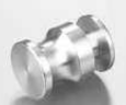 Single brass knob Ø30, L30,5mm, for 6-12,76mm glass