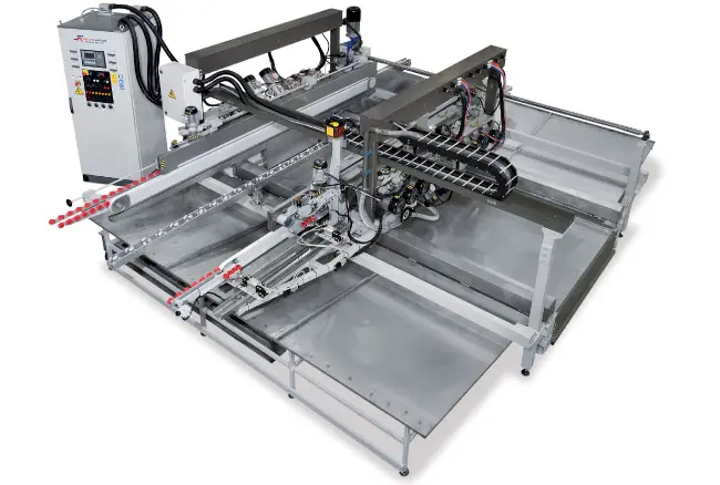 Double edging machine for round edge BFT mini series