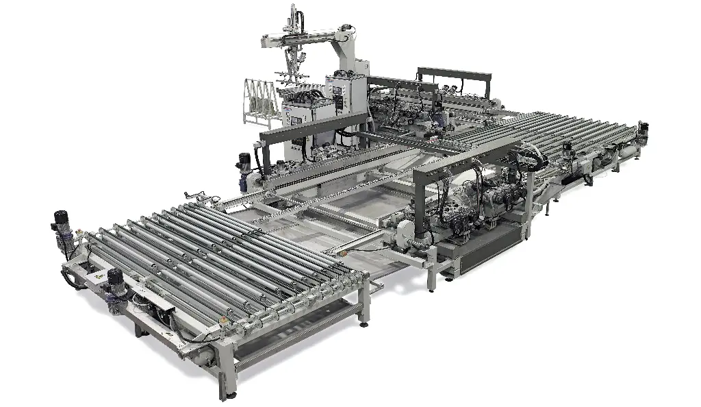 Double edging machine for flat edge with arrisses BFP20 series