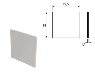 GH MPT01 Magna Pars - Coperchio Terminale Profili Mp01/Mp02