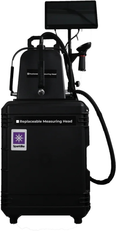 Handheld Gas Meter for Double and Triple Insulating Glass