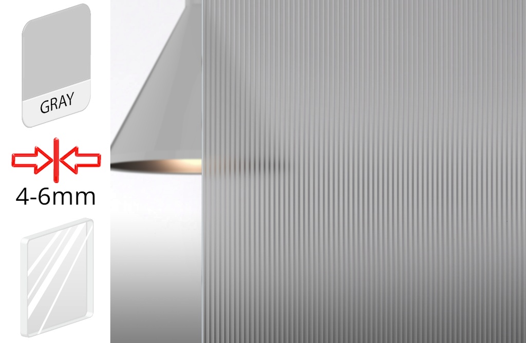 Madras Millerighe Grey