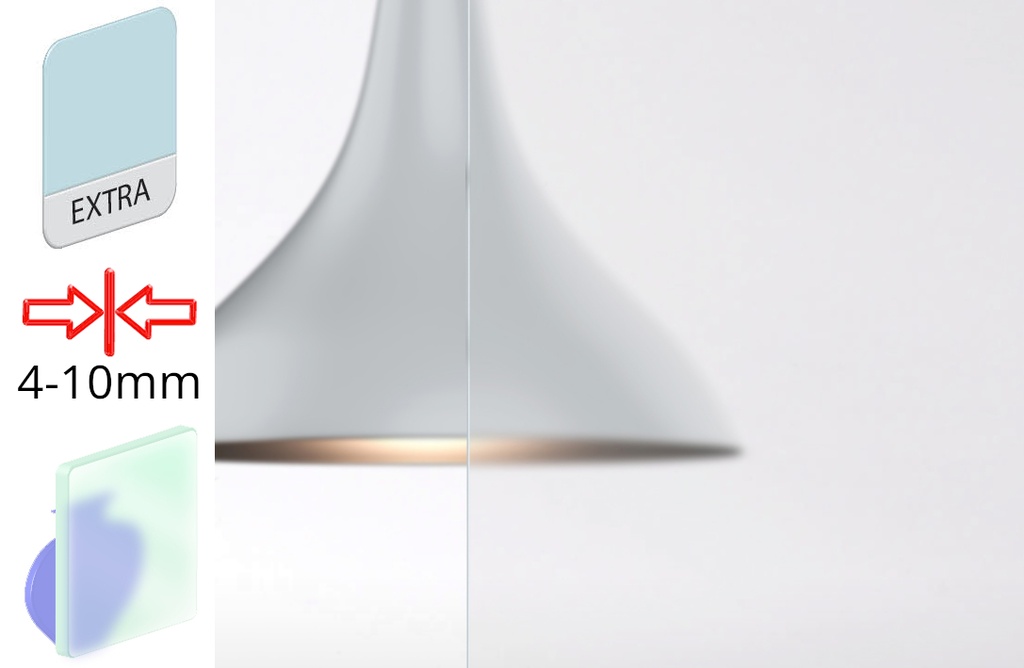 Extraclear Jedkano Steklo 4mm Ecosat Velo Madras 