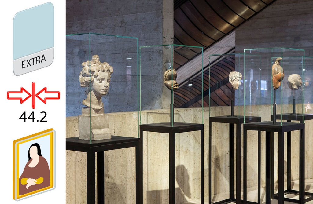 AGC Clearsight Extrasvetlo Antiref. Lepljeno 44.2