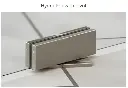 Hydra Pro komplet sa pivotom, za staklo 8÷13,52mm