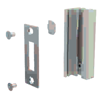 GH GLVS01 frame-mounted strike fitting Mp05 for locks Glv01
