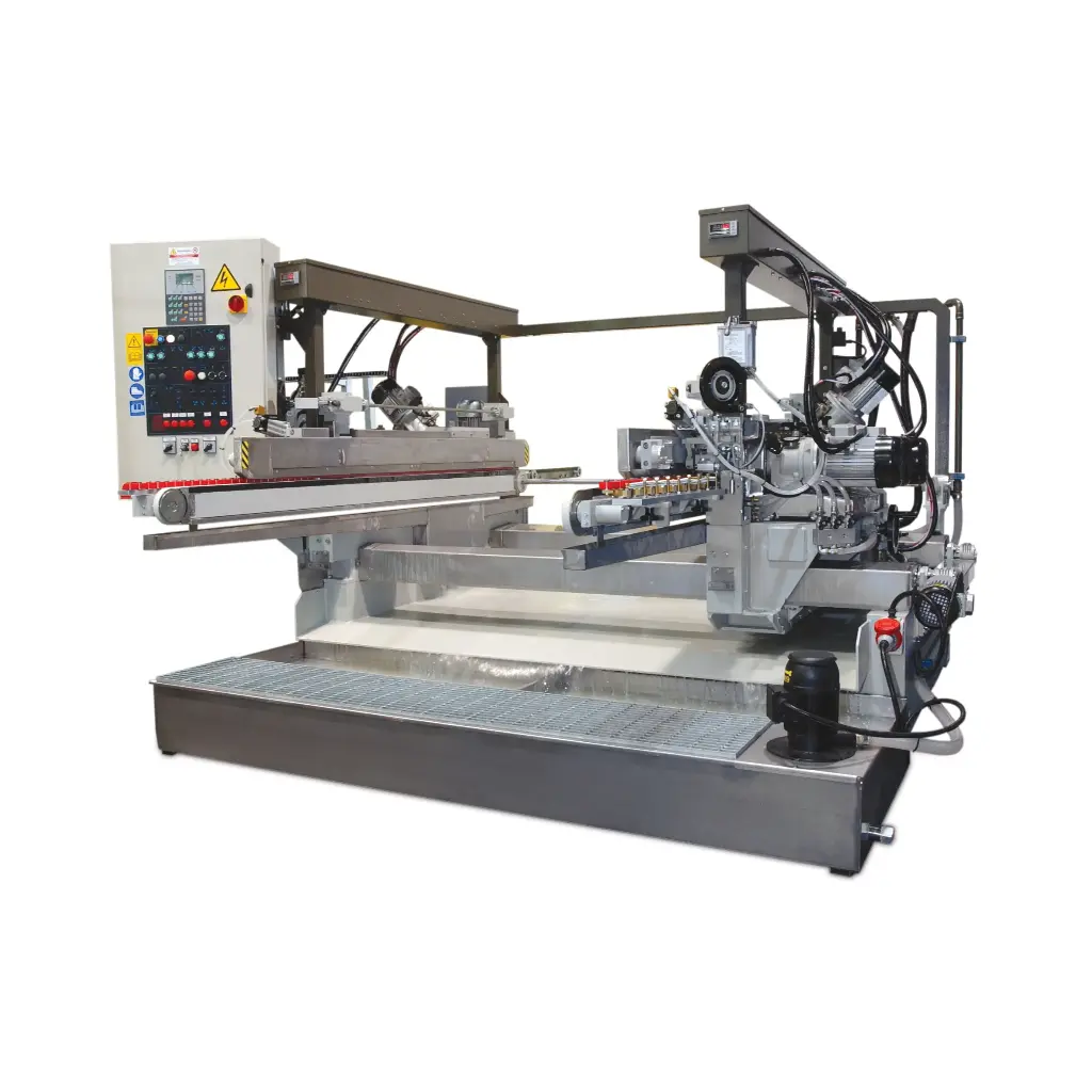 Double edging machine for flat edge with arrisses BFP mini series