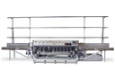 Glass bevelling machines