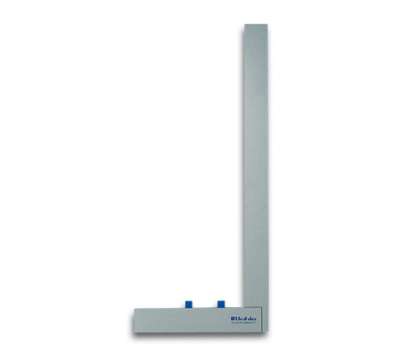 L-corner bracket with stop