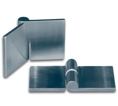 Pair right-hand hinges for UV bonding