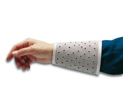 Leather protection for wrist 145mm (pair)