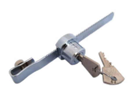 Brava nazubljena srebrna različiti ključevi