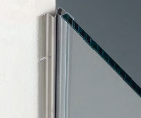 Profil Na "Z" Ki Se Pripne Na Zid Za Magnetno Zapiranje Tuš Kabin