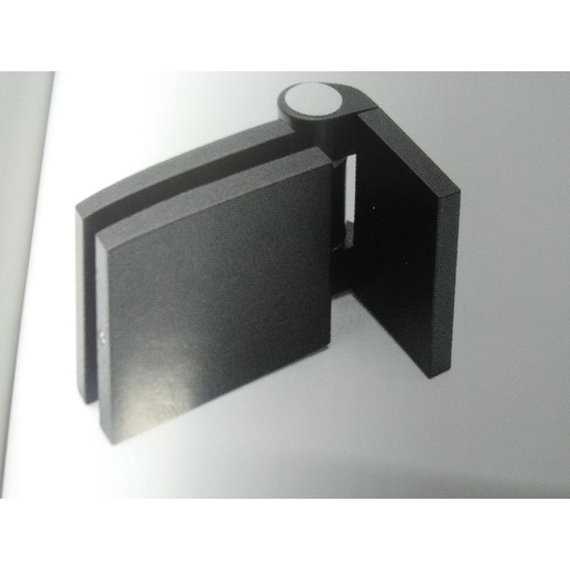Pair of free hinges 50x50mm, no detent, for 6-8-10mm glass, glass/wall