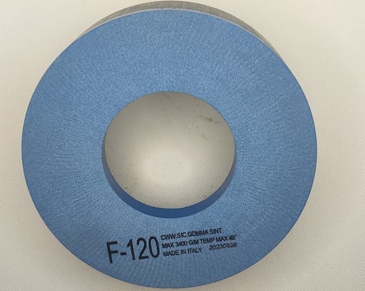 Cup polishing wheel F120 150x40x68 Cp with plastic rim