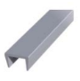 Handle for railings Comn Arg for glass