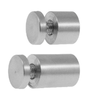 Spacer H20mm + 5mm cover for signs 5mm J01A stainless steel matt