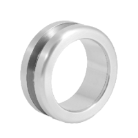 Rh02 round handle for sliding doors stainless steel matt
