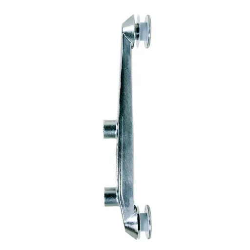 Sirio-B glass railing bracket, silver