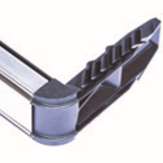 Plastic corner connectors H 7 - black Chromatech Ultra
