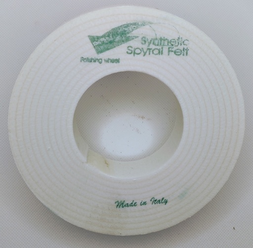 Felt polishing wheel Spiralfelt 150x30x70