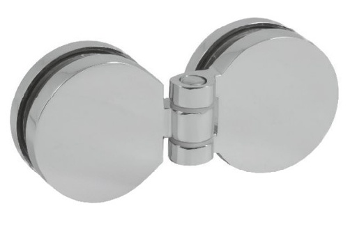 Shf02 C hinge glass-to-glass chrome