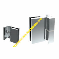 Lifting hinge glass-to-wall SH08SS stainless steel