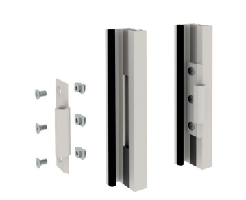 And GH set adapters for hinges GH470 and GH420K on profile MP05 / no drilling required in the profile