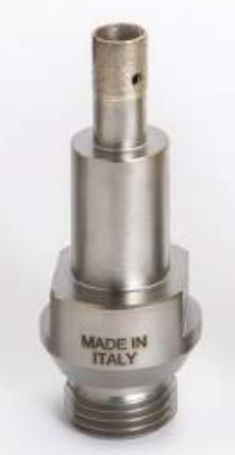 Diamant-Hohlbohrer HS Gewinde 1/2"Gas H75mm Hochgeschwindigkeits-Hohlbohrer HS harte Bindung