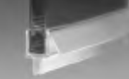 Bottom Pvc seal glass 6/8mm two bottom + side lip