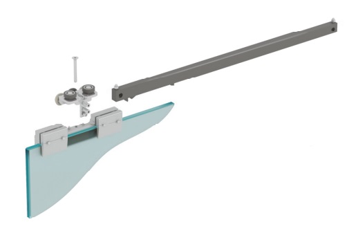 GH CHS02-80S Cheo - single sliding door kit two-way soft-close Max 80kg
