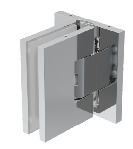 GH CQR01 hinge adjustable chrome glass-to-wall