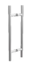 GH DH03-D pair of pull handles bar-type A round section D.32 hole centres600 L.800mm