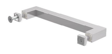 GH DH07S single-sided handle with square tube 15x15mm length 175mm between160mm