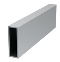Bar rectangular 30x10x1,35mm (2mt) stainless steel polished
