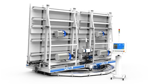 Rotary corner conveyor