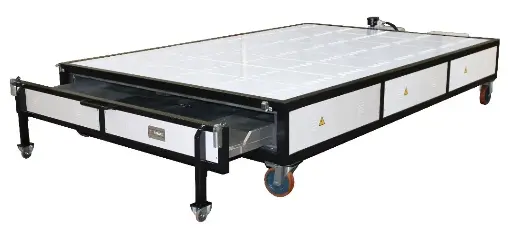 LAM-SM - single-chamber drawer kiln with blower cooling