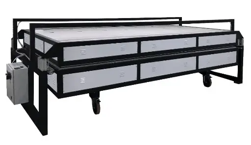 LAM-SM TRUCK - single-chamber truck kiln with programmable opening